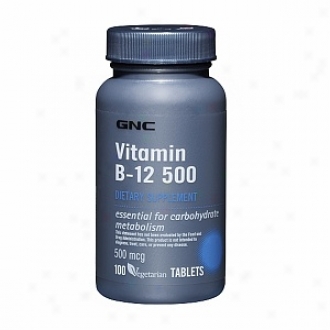 Gnc Vitamin B-12 500, Tablets