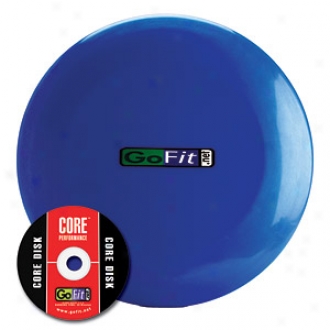 Gofit Last 13 Inch Co5e Disk Inflatable Adjustable Balance Cushion With Dvd