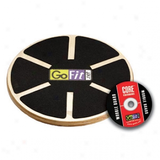 Gofit Ultimate Round Balance Board, Adjustable With Training Dvd 15