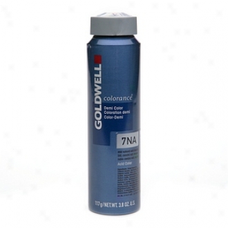 Goldwell Colorance Demi Hair Color, Mid Natural Ash Blonde 7na