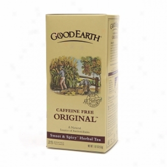 Good Earth Caffeine Free Original Herbal Tea, Sweet & Spicy