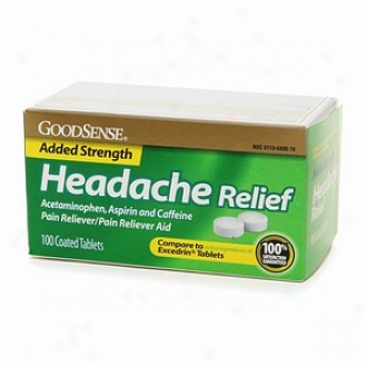 Good Sense Added Strength Headache Relief, Coated Tablets