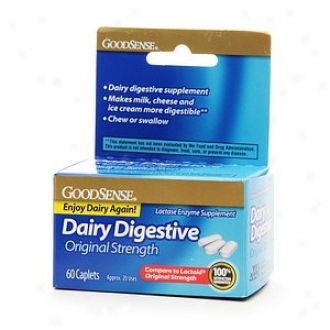 Gkod Sense Dairy Digestive, Lactase Enzyme, Original Strength