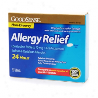 Good Sense Non-drowsy Allergy Relief, Loratadine Tablets, 10mg