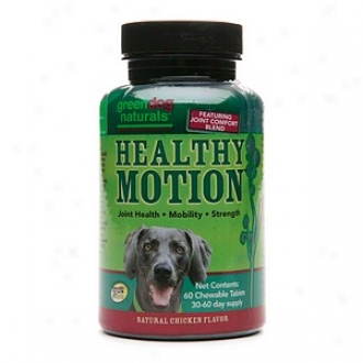 Green Dog Naturaals Healthy Motion Chewable Tablets, Natural Chicken