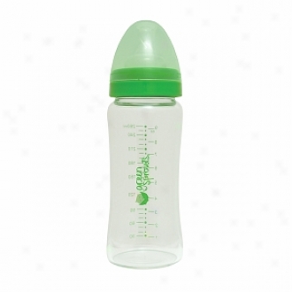 Green Sprouts Glass Feeding Bottle 9 Oz, Birth-6 Months+, Green