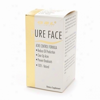 Gsl Pure Face Acne Control Formula Dietary Supplement Tablets