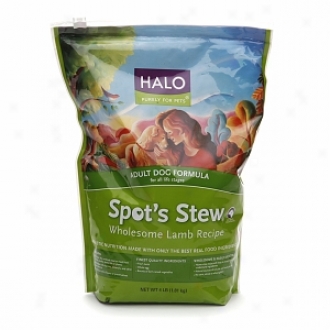 Halo, Innocently Against Pets Spot's Steq For Dogs, Dry Food, Wholesome Lamb Recipe