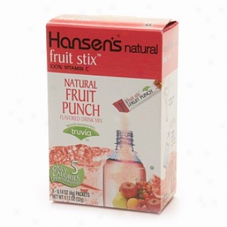 Hansen's Natural Fruit Stix, Flavored Drink Mix, Natural Fruit Punch
