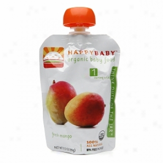 Happy Baby Organic Baby Food:  Stage 1 / Starting Solids, Fresh Mango