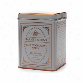 Harney & Sons Fine Teas Classic Collection Tea Sachets, Hot Cinnamon Spice