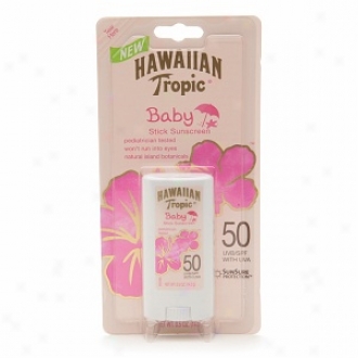 Hawaiian Tropic Baby Faces & Tender Places Sunblock Spf 50, Spf 50+