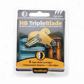 Headblade Tripleblade Ultimate Headcare Shaving System Cartridges