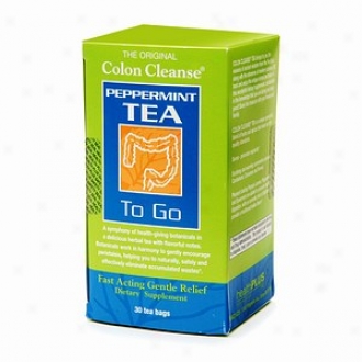 Health More Colon Cleanse Peppermint Tea To Travel, 30 Tea Bags