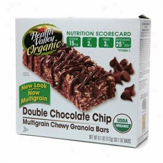 Health Dale Organic Double Chocolate Chip Multigrain Chewy Granola Bars