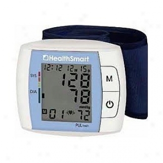 Healthsmart Gauge Automatic Wrist Digital Blood Pressure Monitor