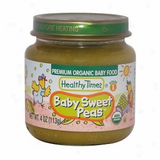 Healthy Times Premium Radical Baby Food, Baby Sweet Peas, Stage 1