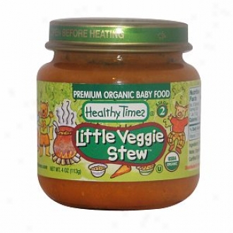 Healthy Times Premium Organic Baby Food, Lirtle Veggie Stew, Stage 2