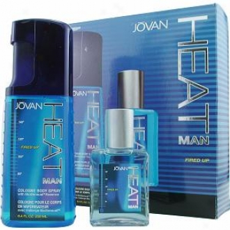 Heat Man By Jovan Gift Set For Men