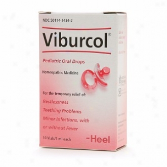 Heel Viburcol, Homeopathic Pediatric Oral Drops, Vials