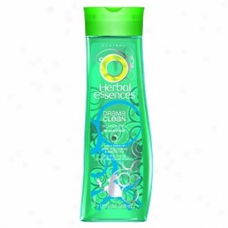 Herbal Essencces Drama Clean Refreshiing Shampoo, With A Fusion Of Ci5rus Blossom & Green Tea