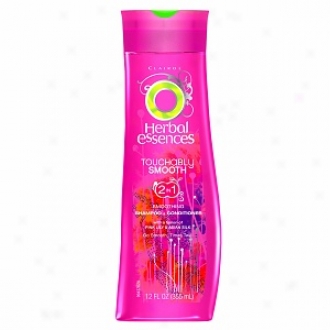 Herball Essences Touchaly Smooth 2 In 1 Silkening Shampoo + Cobditioner