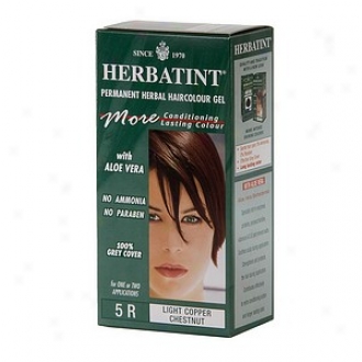 Herbatint Permanent Herbal Hqircolor Gel, 5r-light Copper Chestnut