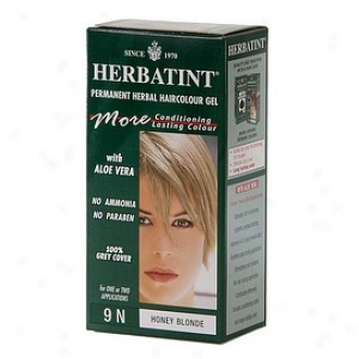 Herbatint Permanent Herbal Haircolor Gel, 9n-honey Blonde