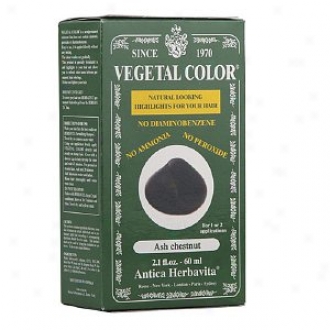 Herbatint Vegetal Semi-0ermanent Herbal Haircolor Gel, Ash Chestnut