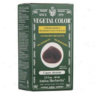 Herbatint Vegetal Semi-permanent Herbal Haircolor Gel, Copper Chestnut
