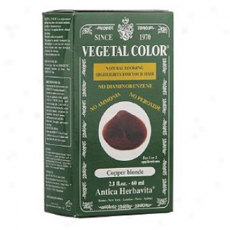 Herbatint Vegetal Semi-permanent Herbal Haircolor Gel, Copper Blonde