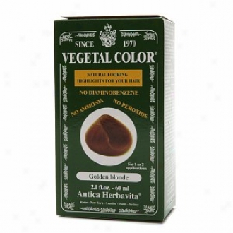 Herbatint Vegetal Semi-permanent Herbal Haircolor Gel, Golden Blonde