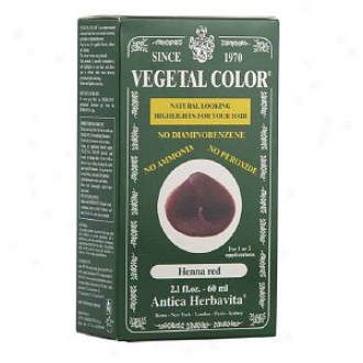 Herbatint Vegetal Semi-permanent Herbal Haircolor Gel, Henna Red