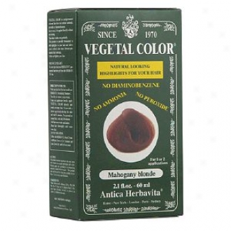 Herbatint Vegetal Semi-permanent Herbal Haircolor Gel, Mahogany Blonde