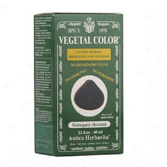 Herbatint Vegetal Semi-permanent Herbaal Haircolor Gel, Mahogany Chestnut