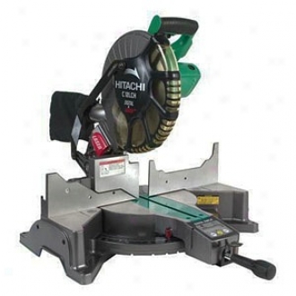 Hitachi Power Tools 12  Compoud Miter Saw With Digital Parade &amo; Laser Marker C