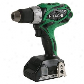 Htachi Power Tools 18 Volt Lithium Ion Compact Pro Driver Drill Ds18dsal