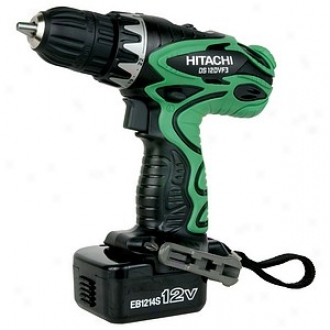 Hitachi Faculty Tools 3/8  Driver Drill Kid With Flashlight Ds12dvf3