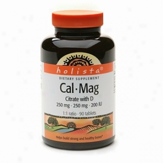 Holista Cal Mag Citrate With D 250 Mg / 250 Mg / 200 Iu Tablets