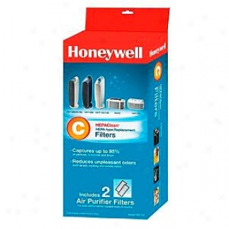 Honeywell Hepaclaen Replacement Filter - 2 Pack, Model Hrf-c2