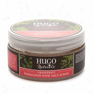 HugoN aturals Himalayan Pink Salt Scrub, Energizing Grapefruit