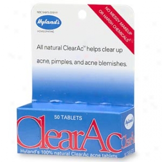 Hyland's Clearac 100% Natural Acne Tablets