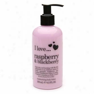 I Love... Moisturizing Body Lotion, Raspberry & Blackberry