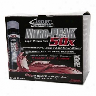 Inner Armour Nitro-peak 50x Liquid Protein Shots, Fruit Punch
