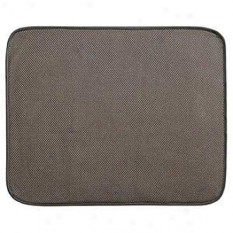 Interdesign 18x16 Inch Large Microfiber Drying Mat, Mocha And Ivory