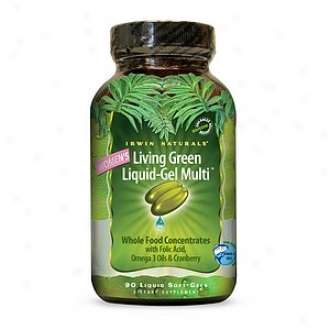 Irwin Naturals Women's Living Green Liquid-gel Multi Soft-gels