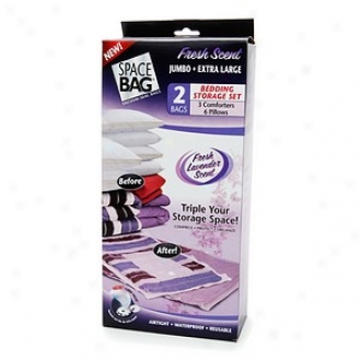 Itw Space Sack Fresh Svent Bags (1 X-large & 1 Jumbo), Lavender