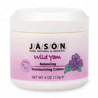 Jason Natural Cosmetics Wild Yam Balancing Moisturizing Cream, 70% Organic