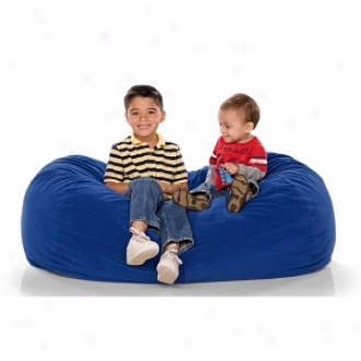 Jaxx Lounger Jr Froth Filled Beanbag, Blueberry Microsuede