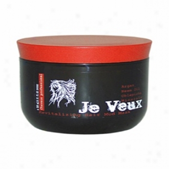 Je Veux Revitalizing Hair Mud Mask For Unisex - 16.9 Oz